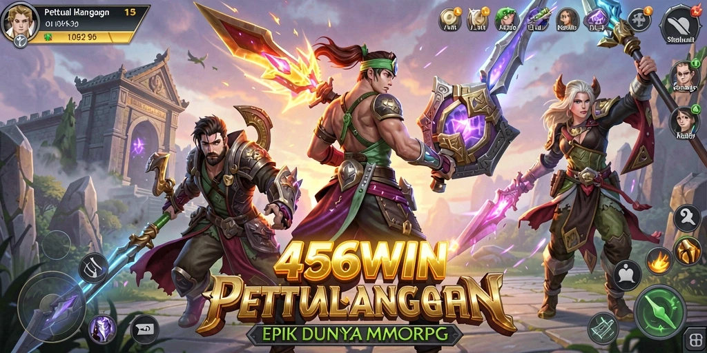 Tangkapan layar gameplay yang menampilkan aksi seru dalam 456WIN.
