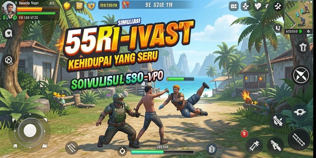 Gameplay seru dalam 55RT yang menawarkan simulasi mendalam.