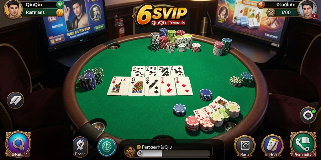 Screenshot gameplay QiuQiu yang mendebarkan di 6SVIP.