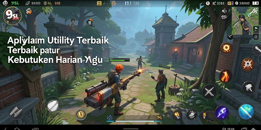 Tampilan utama 9SL yang menampilkan berbagai fitur utility.