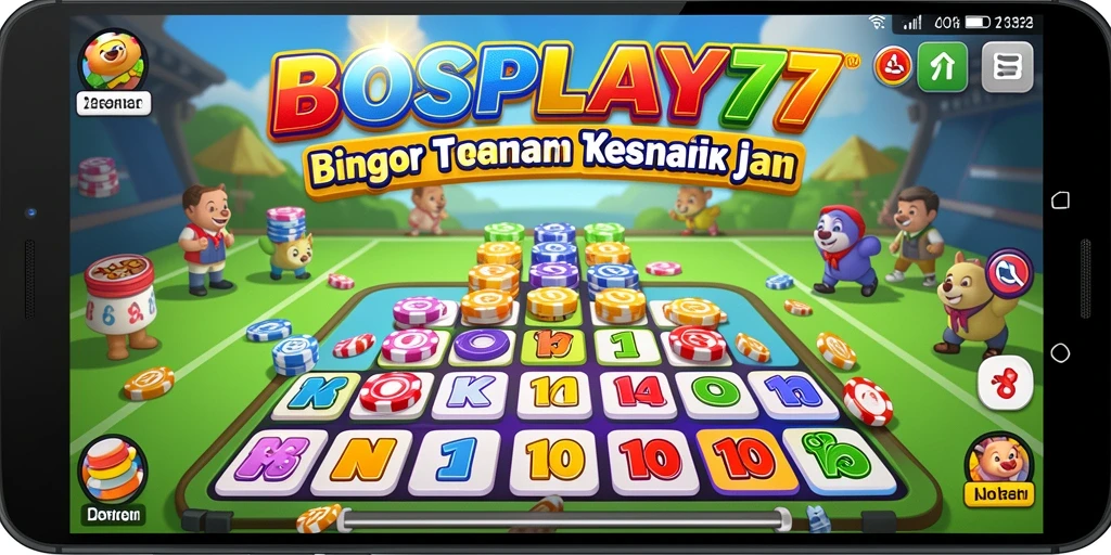Tampilan gameplay menarik dari BOSPLAY77 saat bermain Bingo.
