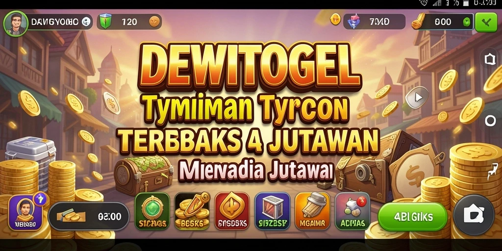 Gameplay DEWITOGEL dengan pengelolaan bisnis yang seru.