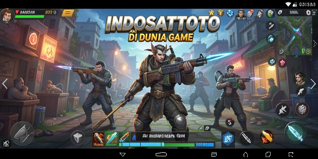 Tampilan gameplay mendebarkan dari INDOSATTOTO dalam aksi.