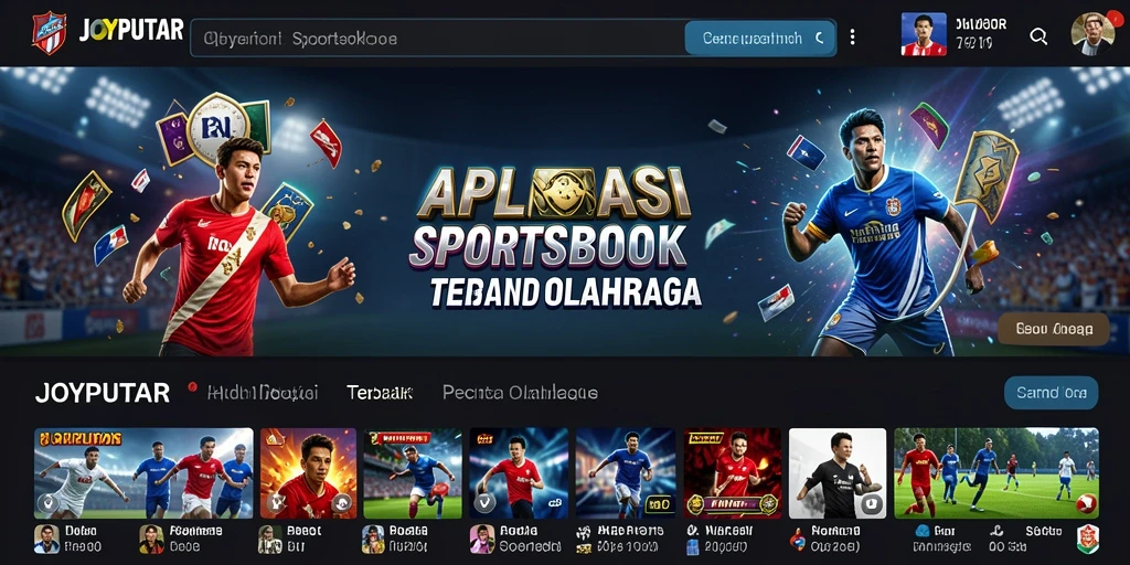 Tampilan menarik dari gameplay JOYPUTAR saat melakukan taruhan olahraga.