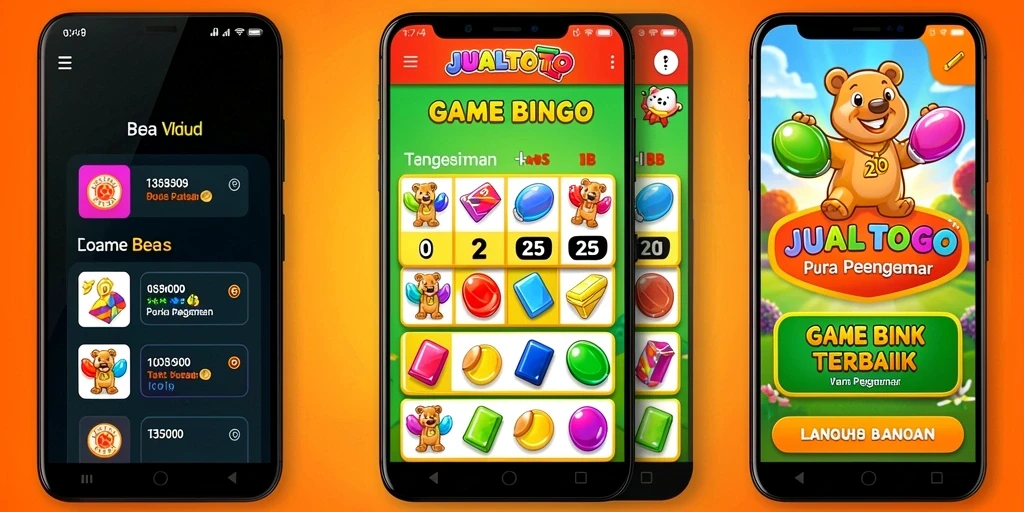 Gameplay seru Bingo di JUALTOTO dengan antarmuka menarik.