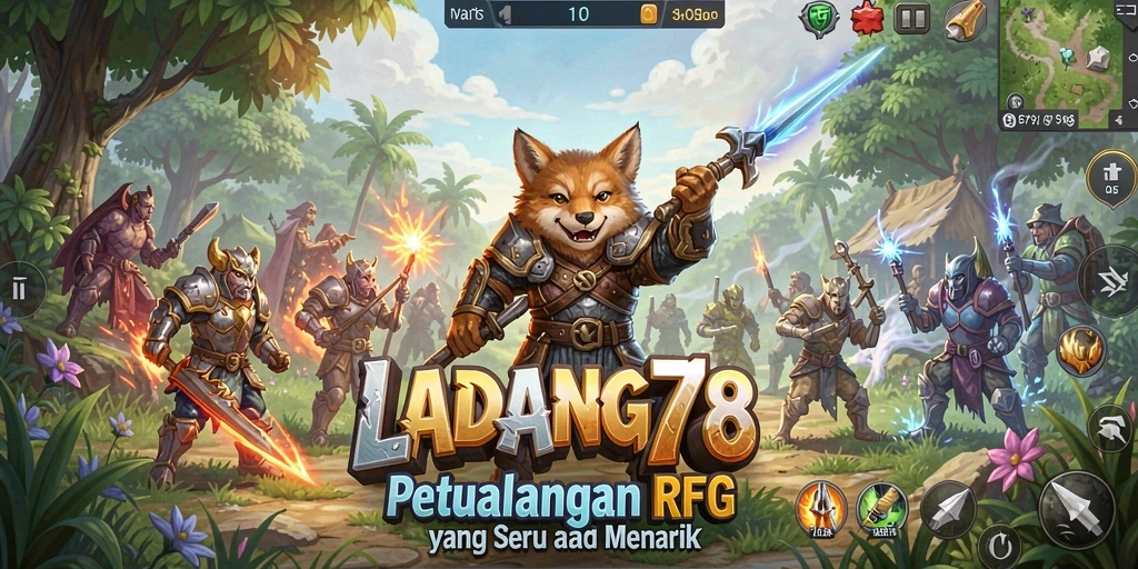 Gameplay petualangan RPG yang mengasyikkan di LADANG78.