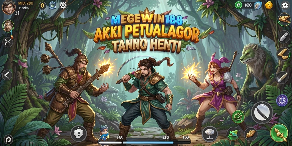 Tampilan gameplay action seru di MEGEWIN188