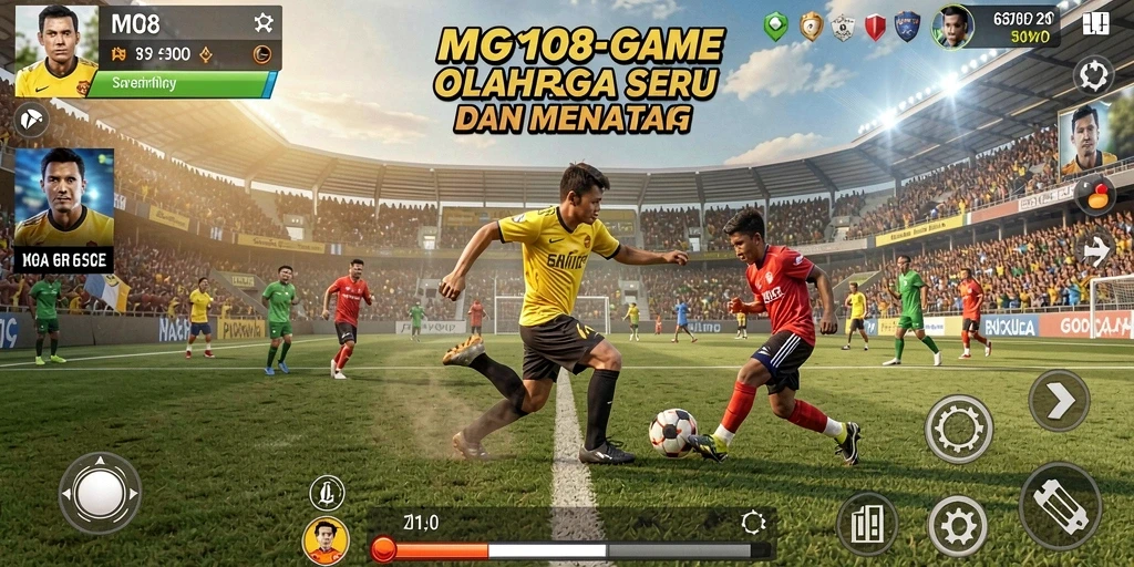 Tampilan gameplay seru dari MG108 dalam olahraga kompetitif.