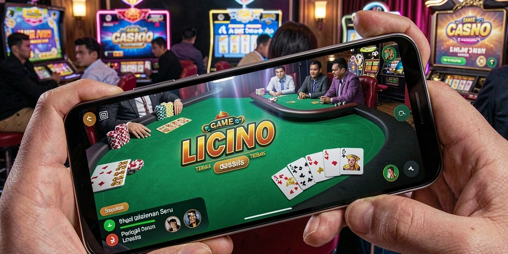 Screenshot MPO2121 menampilkan dealer profesional dalam permainan Live Casino.