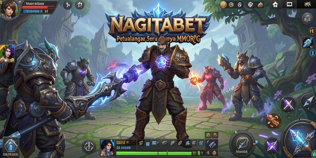 Screenshot NAGITABET menunjukkan aksi seru dalam dunia MMORPG.