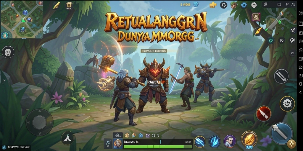 Tampilan gameplay menarik dari RAKYATJP yang penuh petualangan.