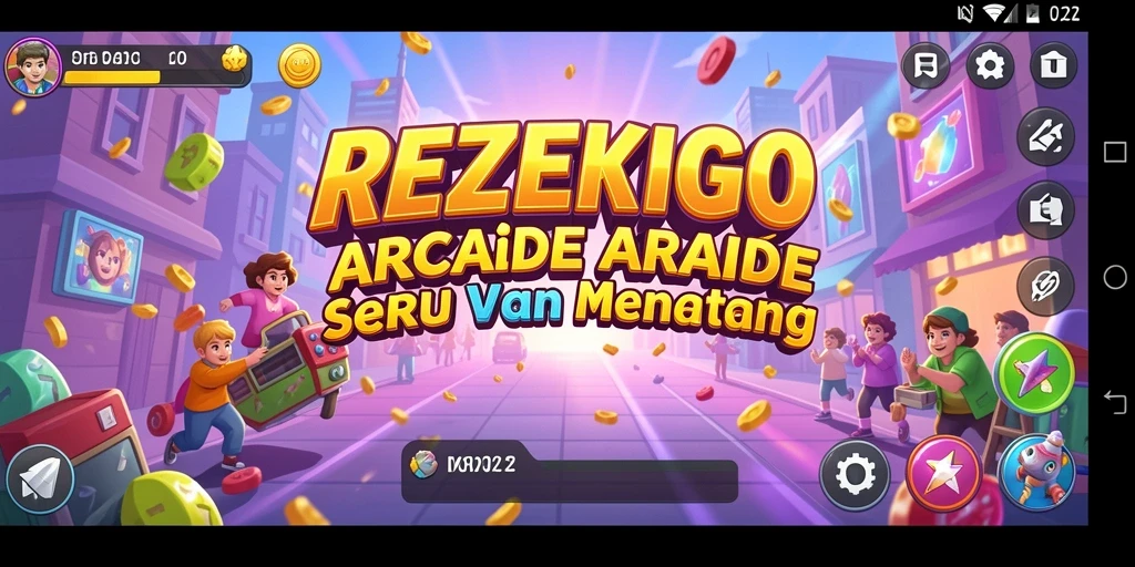 Screenshot gameplay <strong>REZEKIGO</strong> menampilkan aksi cepat dan grafis yang memukau.