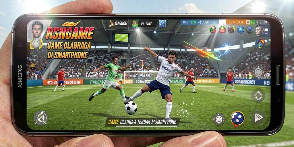 Screenshot gameplay RSNGAME yang menunjukkan aksi seru dalam olahraga.