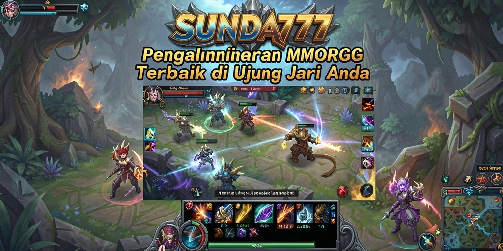 Tampilan visual yang menakjubkan dari SUNDA777 dalam aksi gameplay MMORPG.