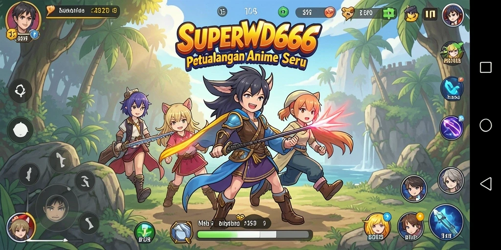 Tampilan permainan yang menakjubkan dalam SUPERWD666.