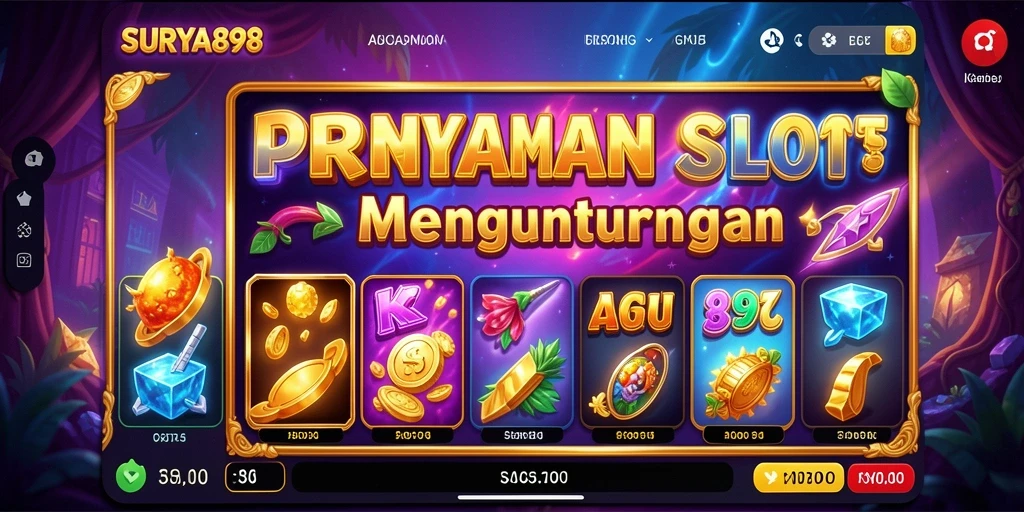 Tampilan menarik dari gameplay Slot SURYA898 yang seru.