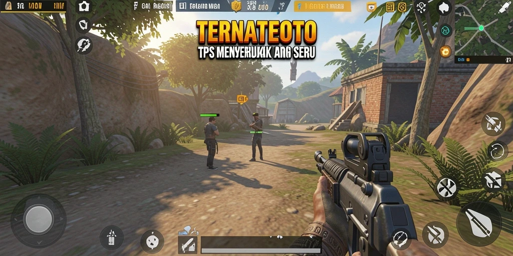 Tangkapan layar gameplay TERNATETOTO yang menampilkan aksi pertempuran yang mendebarkan.